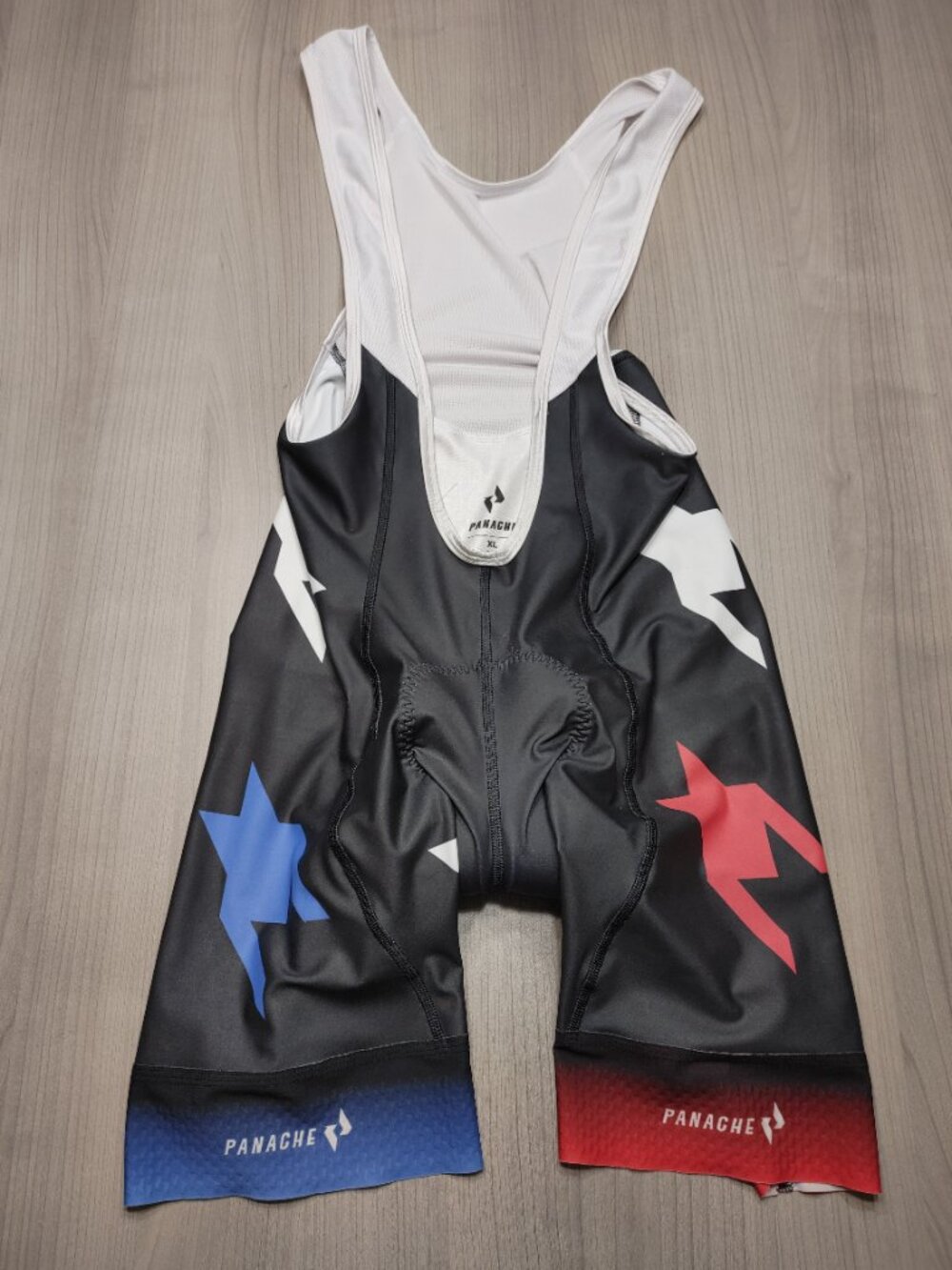 Men's Panache Pro Cycling Bib Short Charcol Size XL